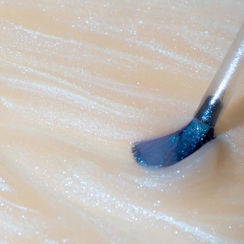 Dazzle Dry Nail Lacquer (Step 3) - Inner Glow - Opalescent Blue Micro Glitter Shimmer - 0.5 fl oz Avelisse