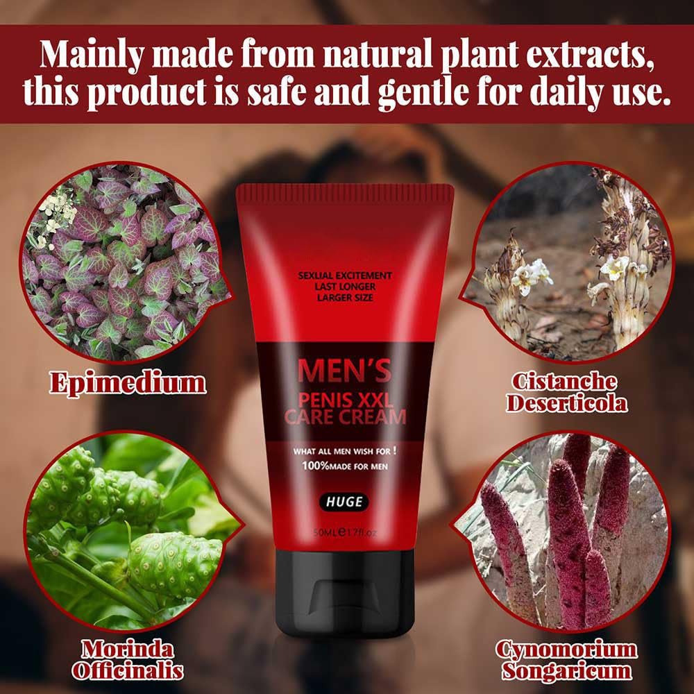 Pinnoocy Male Enhancement Cream - Body Cream for Private Parts, Men's Revitalize Enlargement Cream to Enhance Size and Performance, Get Bigger Thicker and Stronger, 1.7 oz - görsel 5