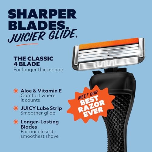 Dollar Shave Club Bulk Shave Set: 16 Swift Rinse Refill Cartridges with Handle and Razor Cover Avelisse