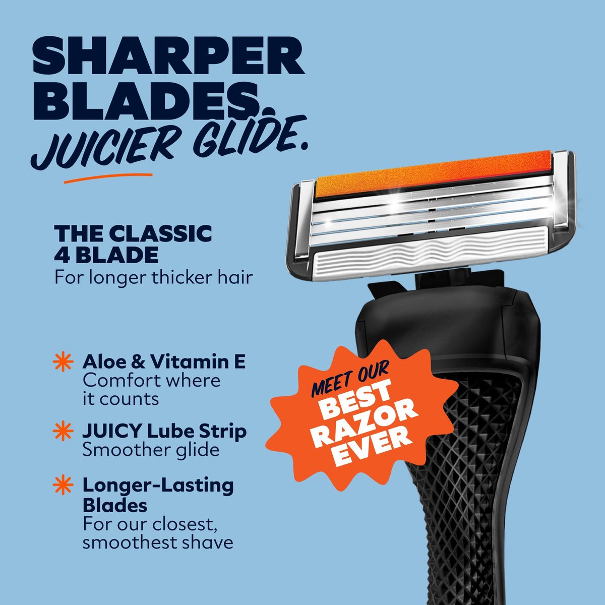 Dollar Shave Club Bulk Shave Set: 16 Swift Rinse Refill Cartridges with Handle and Razor Cover Avelisse