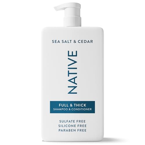 Native Full & Thick 2-in-1 Shampoo & Conditioner Sea Salt & Cedar 36 fl Oz. - görsel 2