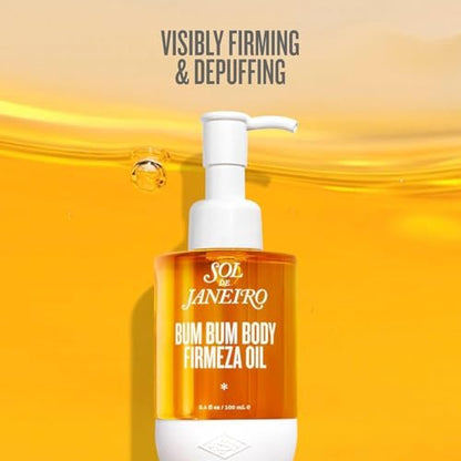 Sol de Janeiro Bum Bum Cream and Firmeza Body Oil Bundle – 11.5 oz Set Avelisse