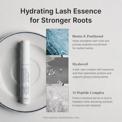 Dr.Althea Lash Boost Serum – Vegan Lash Essence with Biotin, Panthenol & 12-Peptide Complex for Stronger, Glossier Lashes (0.30 Fl Oz) Avelisse