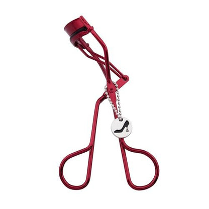 Tweezerman Devil Wears Prada 2 Eyelash Curler with Refill Pads - Red Stainless Steel Eyelash Tool for All Eye Shapes