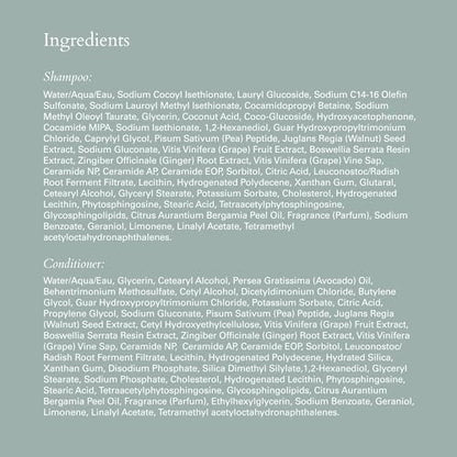 RŌZ Foundation Shampoo and Conditioner Set Duo - Sulfate-Free Hydrating Shampoo and Conditioner for Women & Men - All Hair Types | Vegan, Color-Safe, Silicone & Paraben-Free | 10.1 oz Each Avelisse