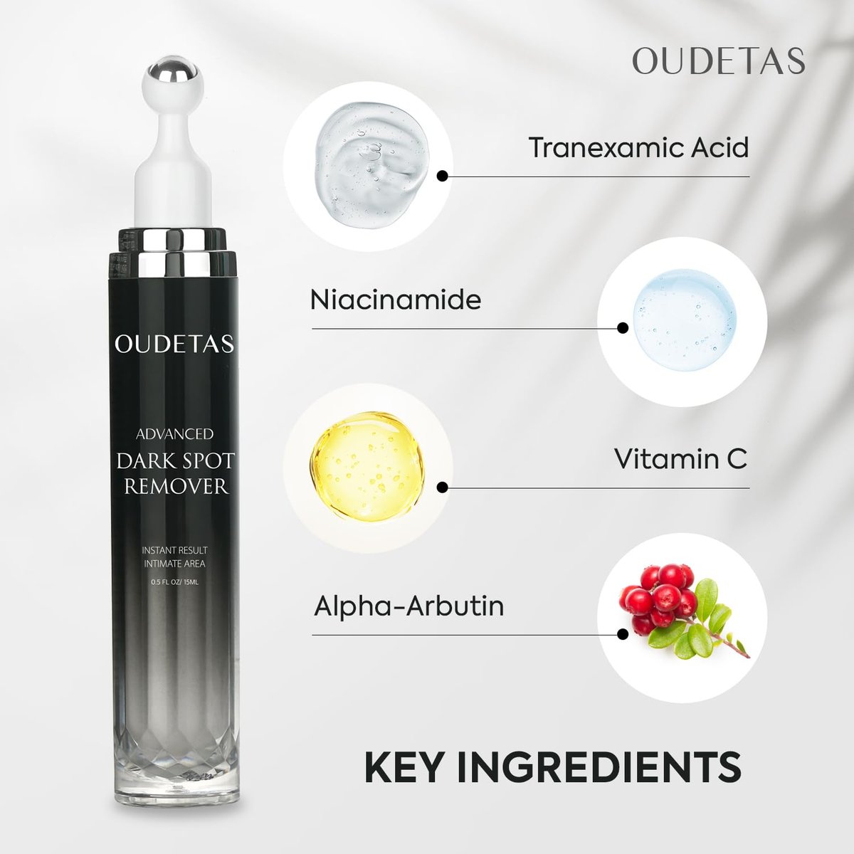Dark Spot Remover for Face & Body – Sun & Age Spot Corrector, Melasma & Hyperpigmentation Brightening Serum with Roller (0.5 Fl Oz) - görsel 7