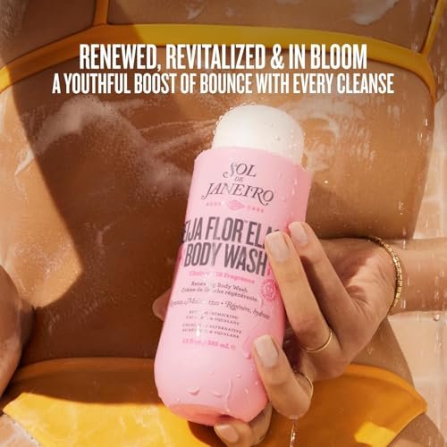 Sol de Janeiro Scent Your Shower Travel Size Quad – Body Wash Discovery Set, Brazilian Play, Beija Flor, Bom Dia, Delicia Drench, 3 fl oz Each Avelisse