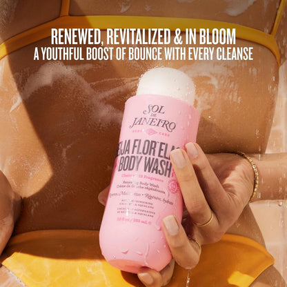 Sol de Janeiro Scent Your Shower Travel Size Quad – Body Wash Discovery Set, Brazilian Play, Beija Flor, Bom Dia, Delicia Drench, 3 fl oz Each Avelisse