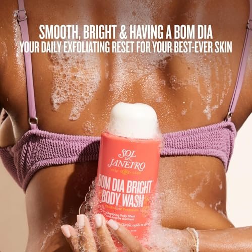 Sol de Janeiro Scent Your Shower Travel Size Quad – Body Wash Discovery Set, Brazilian Play, Beija Flor, Bom Dia, Delicia Drench, 3 fl oz Each Avelisse