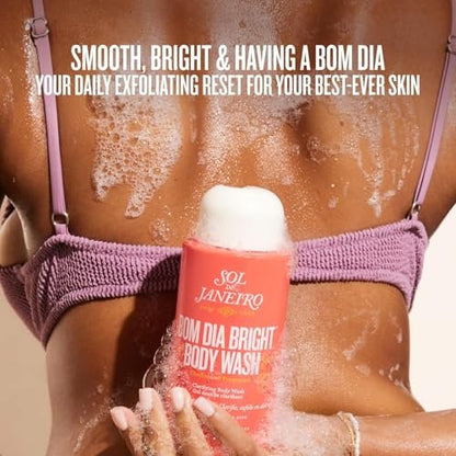 Sol de Janeiro Scent Your Shower Travel Size Quad – Body Wash Discovery Set, Brazilian Play, Beija Flor, Bom Dia, Delicia Drench, 3 fl oz Each Avelisse