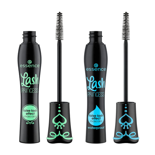 Essence Lash Princess False Lash Effect Mascara & Waterproof Mascara Bundle - 2 Pack Black