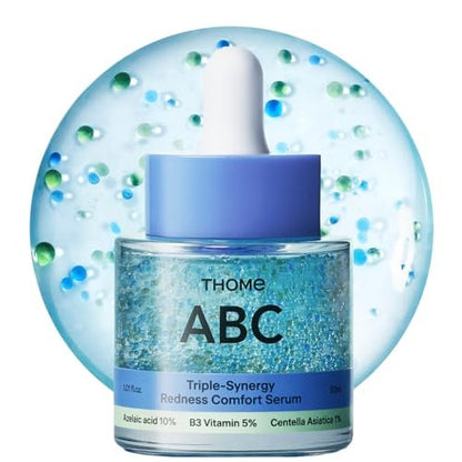 THOME ABC Serum - Azelaic Acid 10% + Niacinamide 5% + Centella Asiatica 1% Triple Synergy Mechanism, Redness Comfort Serum for Dark Spots, Excess Oil & Uneven Texture, Korean Skincare, 1.01 fl oz Avelisse
