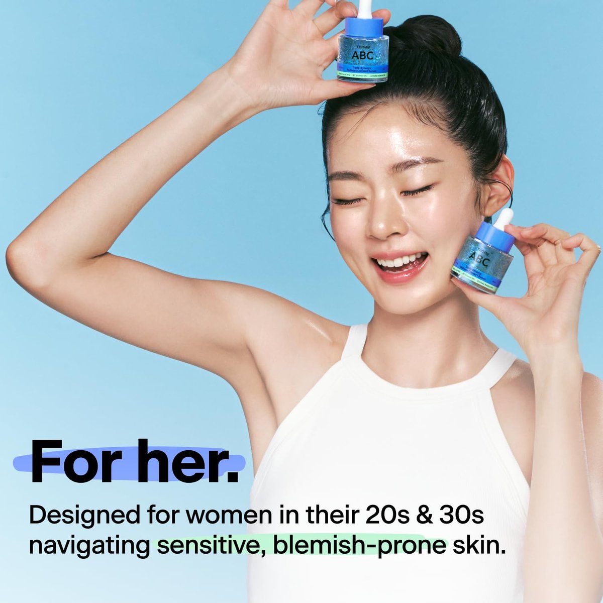 THOME ABC Serum - Azelaic Acid 10% + Niacinamide 5% + Centella Asiatica 1% Triple Synergy Mechanism, Redness Comfort Serum for Dark Spots, Excess Oil & Uneven Texture, Korean Skincare, 1.01 fl oz Avelisse