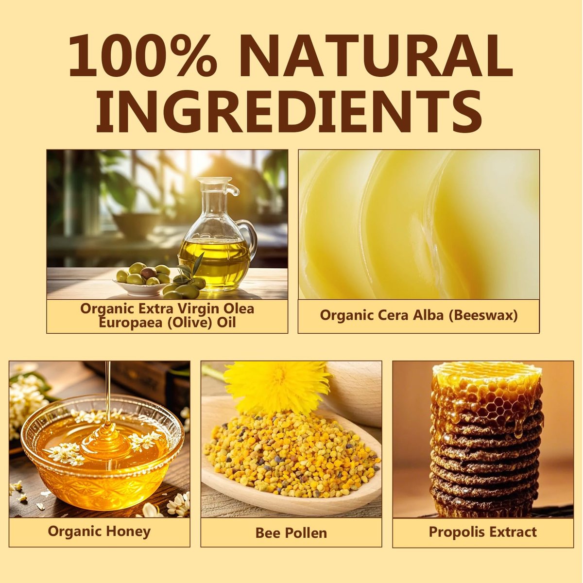 Bee Venom Skin Treatment Cream - Natural Formula Moisturizer for All Skin Types, 2.1 fl oz - görsel 9