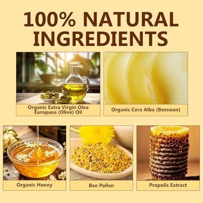Bee Venom Skin Treatment Cream - Natural Formula Moisturizer for All Skin Types, 2.1 fl oz
