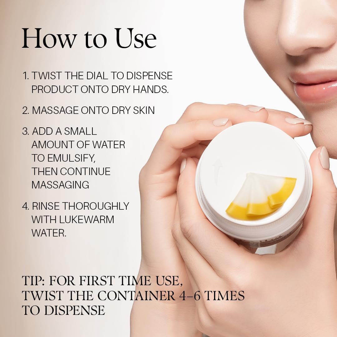 d'alba Piedmont Signature Vita Collagen Deep Cleansing Balm - 1.69 fl oz All-in-One Makeup Remover with Vitamin C & Pore Care Avelisse