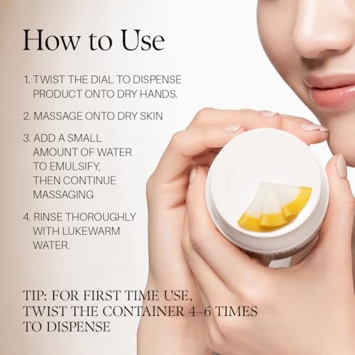 d'alba Piedmont Signature Vita Collagen Deep Cleansing Balm - 1.69 fl oz All-in-One Makeup Remover with Vitamin C & Pore Care Avelisse