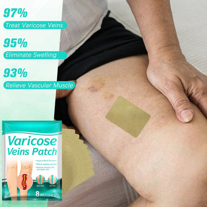 Diinou 2 Pack LegRenew Varicose Veins Patch - Professional Varicose Veins Treatment for Legs with Natural Ingredients