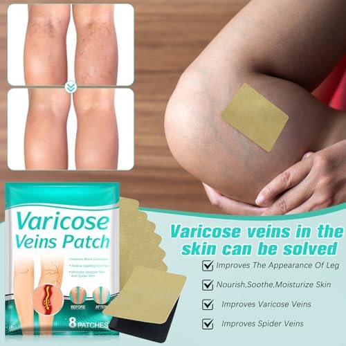 Diinou 2 Pack LegRenew Varicose Veins Patch - Professional Varicose Veins Treatment for Legs with Natural Ingredients - görsel 10