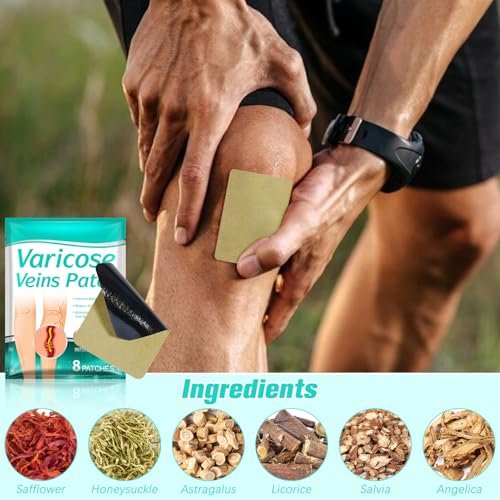 Diinou 2 Pack LegRenew Varicose Veins Patch - Professional Varicose Veins Treatment for Legs with Natural Ingredients - görsel 12