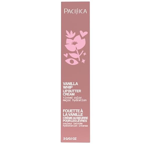 Pacifica Vanilla Whip Lip Buttercream - Tinted Lip Balm, Vegan & Cruelty-Free, Rich Cushion Texture, Lasting Hydration & Soft Shine Avelisse