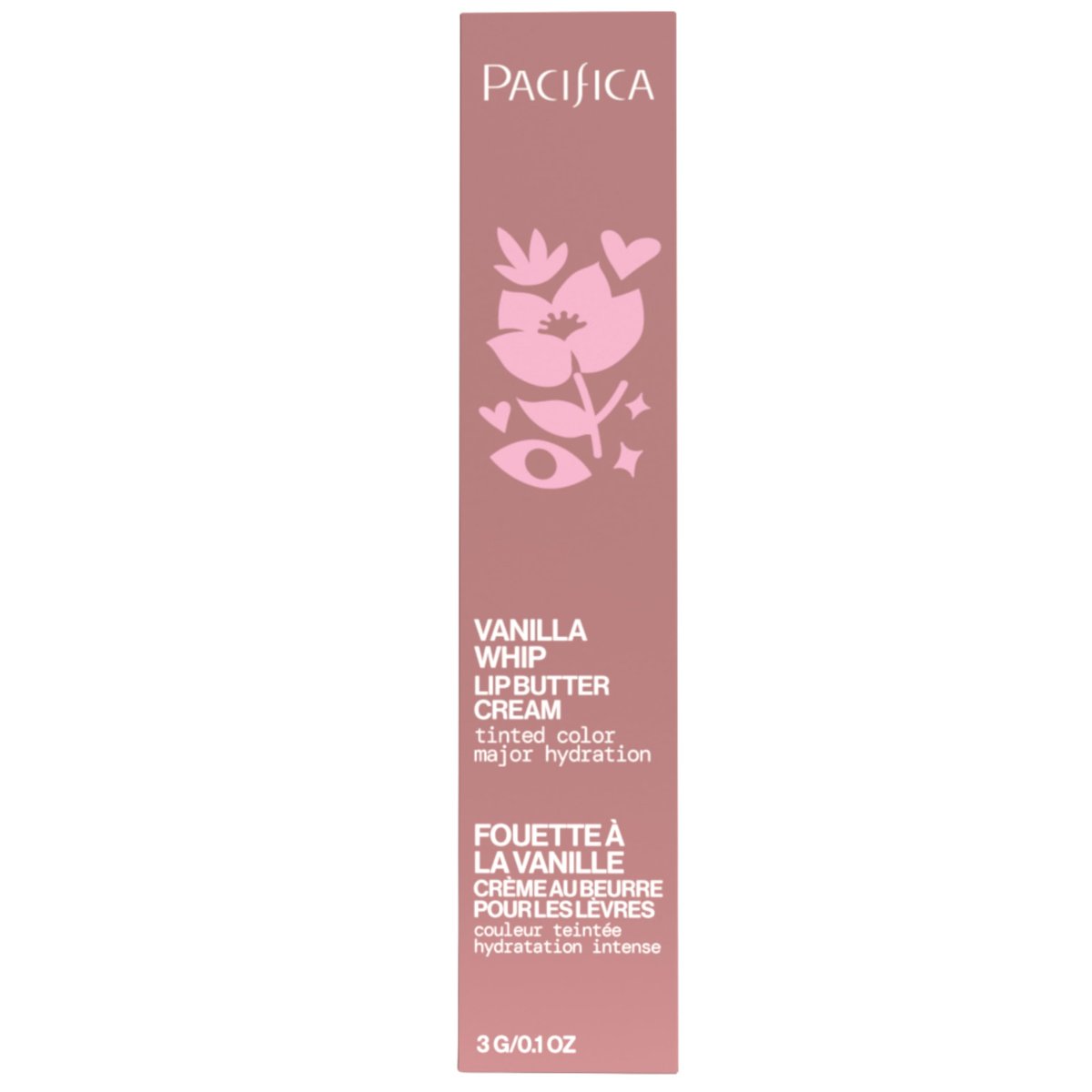 Pacifica Vanilla Whip Lip Buttercream - Tinted Lip Balm, Vegan & Cruelty-Free, Rich Cushion Texture, Lasting Hydration & Soft Shine Avelisse