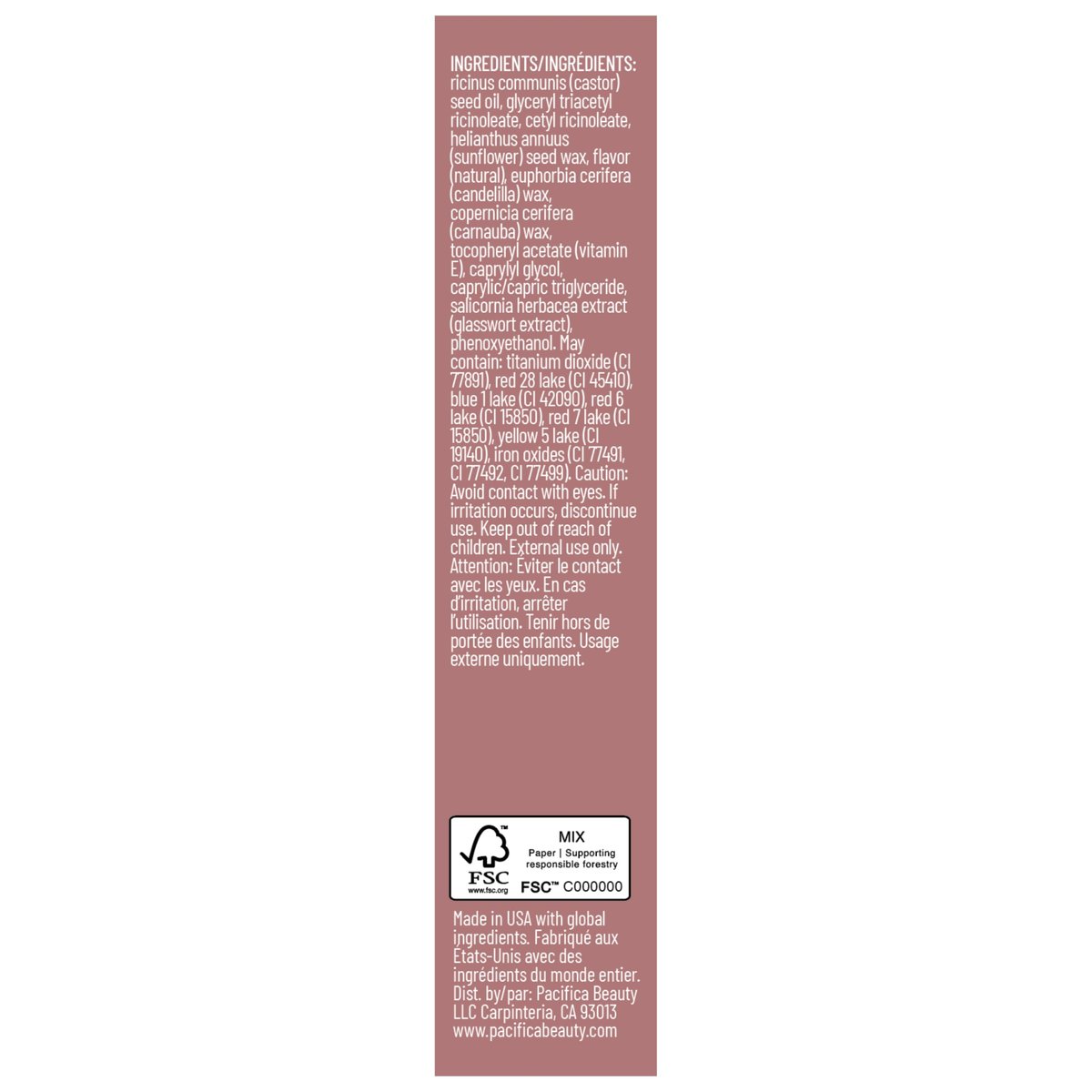 Pacifica Vanilla Whip Lip Buttercream - Tinted Lip Balm, Vegan & Cruelty-Free, Rich Cushion Texture, Lasting Hydration & Soft Shine Avelisse