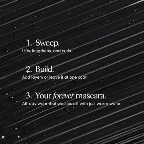 Ravie Beauty Effortless Lash Classic Curve Mascara Black - Lengthening & Volumizing, Smudge Proof, Flake Free, Buildable, Long Lasting, Washes Off with Warm Water Avelisse