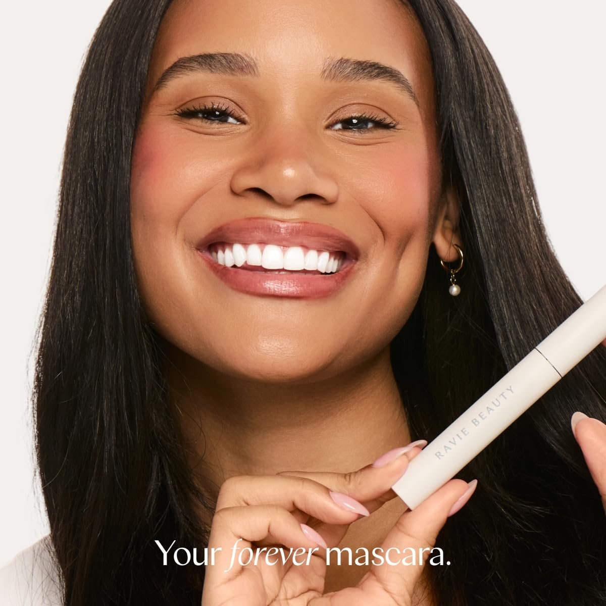 Ravie Beauty Effortless Lash Classic Curve Mascara Black - Lengthening & Volumizing, Smudge Proof, Flake Free, Buildable, Long Lasting, Washes Off with Warm Water Avelisse