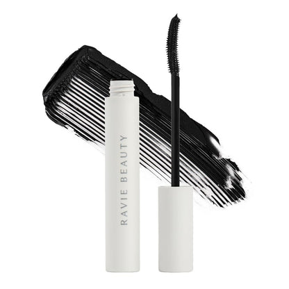 Ravie Beauty Effortless Lash Classic Curve Mascara Black - Lengthening & Volumizing, Smudge Proof, Flake Free, Buildable, Long Lasting, Washes Off with Warm Water Avelisse