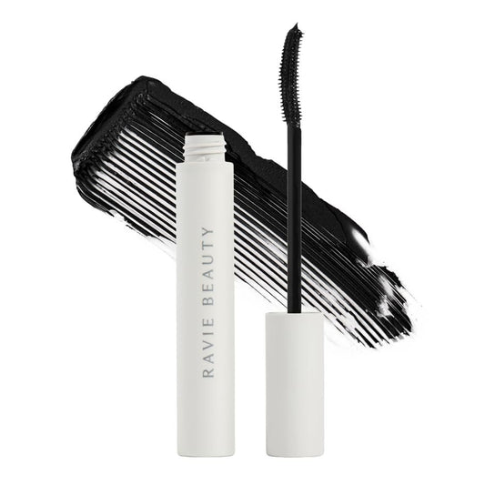 Ravie Beauty Effortless Lash Classic Curve Mascara Black - Lengthening & Volumizing, Smudge Proof, Flake Free, Buildable, Long Lasting, Washes Off with Warm Water Avelisse
