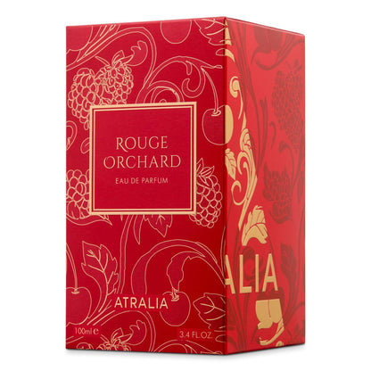Atralia Rouge Orchard Eau de Parfum 100ml – Fruity Floral Perfume for Women, Raspberry, Rose, Cherry, Vanilla & Patchouli, Long Lasting Elegant Feminine Fragrance Avelisse