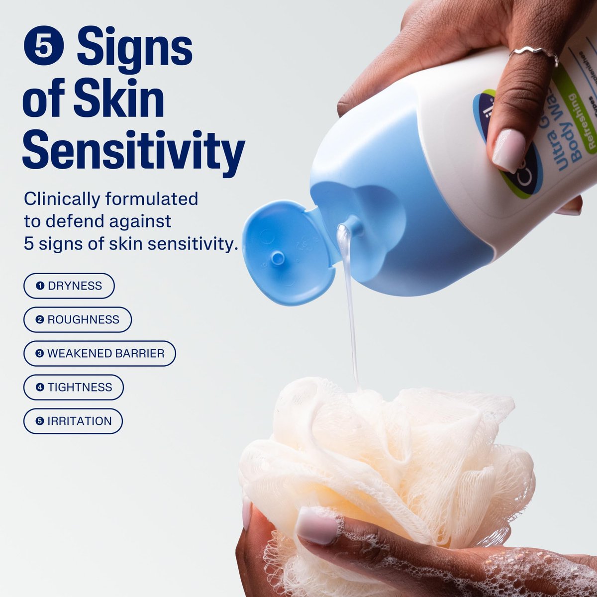 Cetaphil Ultra Gentle Refreshing Body Wash, Refreshing Scent for Dry to Normal, Sensitive Skin, 16.9 Fl Oz, with Aloe Vera & Vitamin B5, Hypoallergenic, Dermatologist Tested - görsel 13