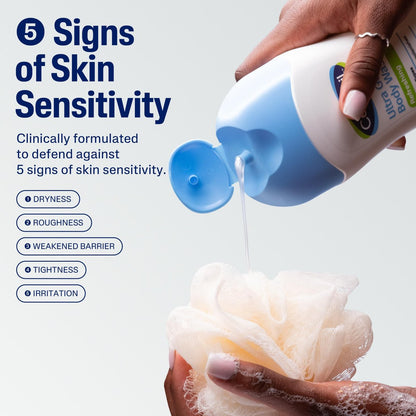 Cetaphil Ultra Gentle Refreshing Body Wash, Refreshing Scent for Dry to Normal, Sensitive Skin, 16.9 Fl Oz, with Aloe Vera & Vitamin B5, Hypoallergenic, Dermatologist Tested