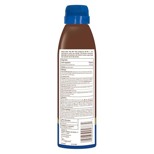 Banana Boat Deep Tanning Oil Spray SPF 4, Clear Dry Sunscreen Spray, Dark Tanning Oil, 6 oz Avelisse