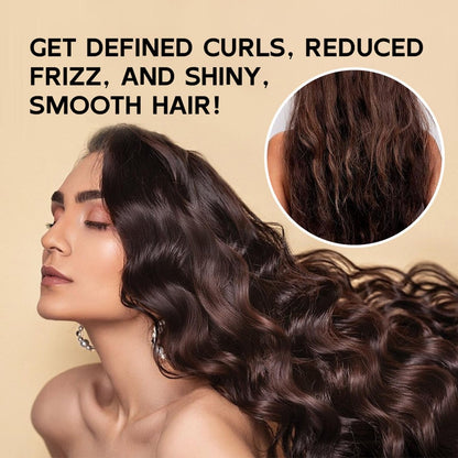 Moroccan Curl Defining Cream - Argan Oil Hair Mask & Curl Cream for Wavy, Curly Hair - Smoothing, Detangling, Frizz Reducing Styling Product (9.67 Fl Oz) Avelisse