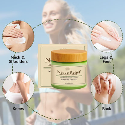 Holyarm 2-Pack Nerve Relief Cream with MSM & Arnica - Total Relief for Muscle Relaxation & Deep Hydration, 50g/1.76oz Each Avelisse
