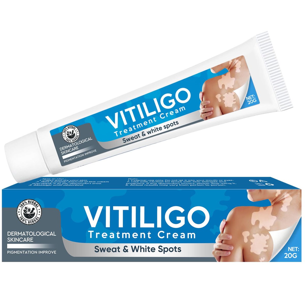 EXVITAMIN Vitiligo Cream – Natural Treatment for Pigmentation & Leukoplakia, Restore Skin Tone for Men & Women (0.7 oz) Avelisse