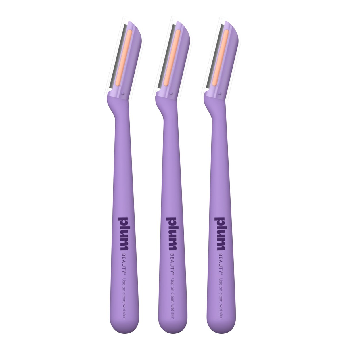 Plum Beauty Vitamin C Dermaplaning Razors (3-Pack) – Infused Facial Razors for Women, Peach Fuzz & Dead Skin Remover, Brightening Vitamin C Strip for Collagen Support & Skincare Absorption - görsel 13