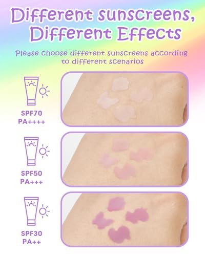 Beautistin UV Detection Stickers for Sunscreen – 80 Count Sun Protection Reminder Stickers, 8 Cute Patterns - görsel 14