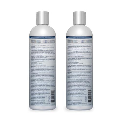 Jhirmack Silver Everyday Moisture Daily Restorative Shampoo and Conditioner Set for Silver, Grey, and White Hair - 12 fl oz Each Avelisse