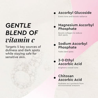 Glow Recipe Vitamin C Brightening Toner Pads - Korean Vitamin C Face Pads for Dark Circles Under-Eye and Cheeks - Light Face Exfoliator - Niacinamide, Caffeine, Guava - Fragrance-Free (60 Count) Avelisse