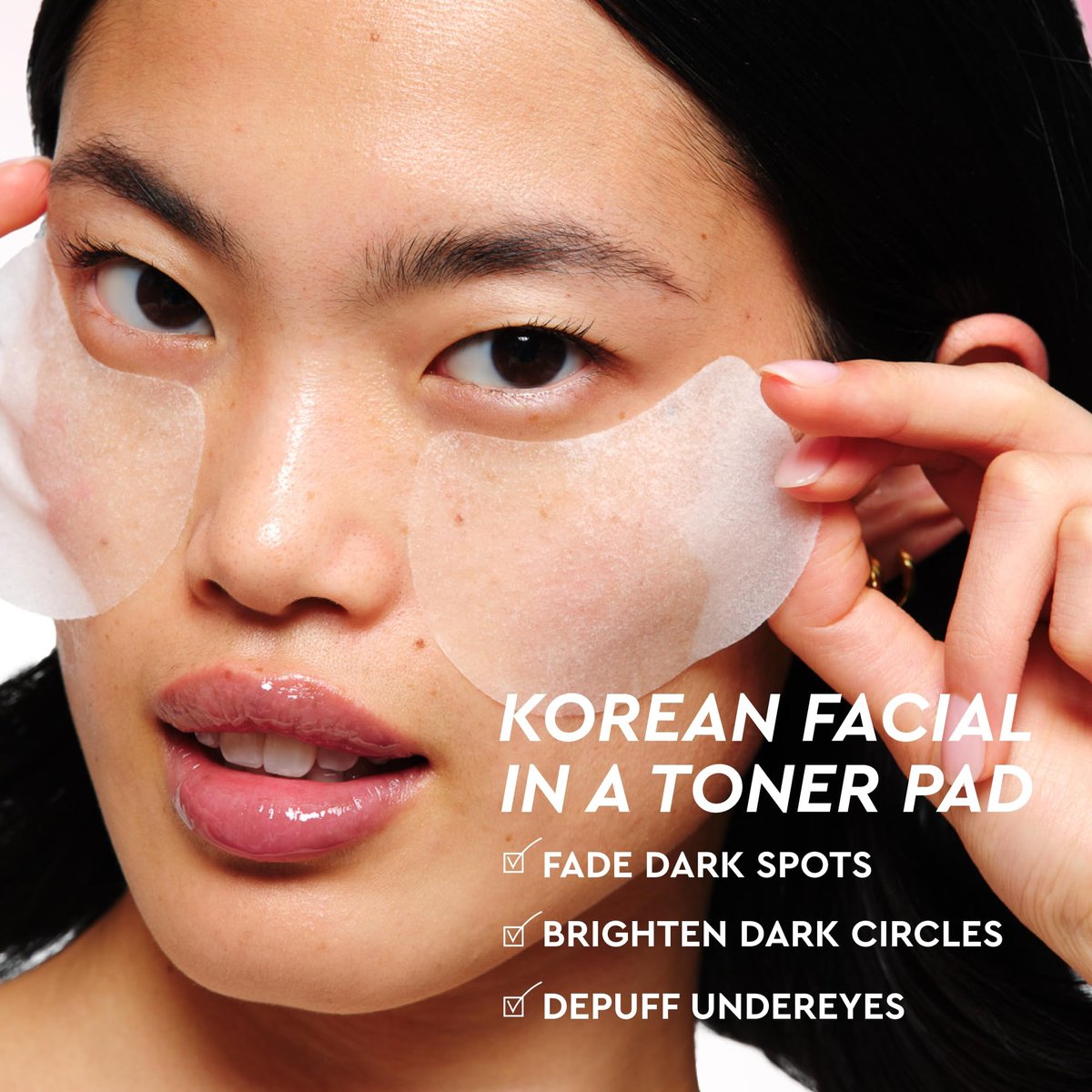 Glow Recipe Vitamin C Brightening Toner Pads - Korean Vitamin C Face Pads for Dark Circles Under-Eye and Cheeks - Light Face Exfoliator - Niacinamide, Caffeine, Guava - Fragrance-Free (60 Count) Avelisse