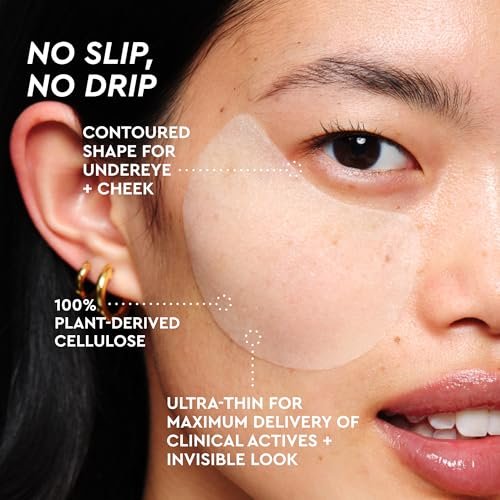 Glow Recipe Vitamin C Brightening Toner Pads - Korean Vitamin C Face Pads for Dark Circles Under-Eye and Cheeks - Light Face Exfoliator - Niacinamide, Caffeine, Guava - Fragrance-Free (60 Count) Avelisse