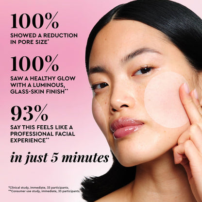 Glow Recipe LHA + AHA Exfoliating Toner Pads – Korean Pore Minimizer & Hydrating Toner with 5 Gentle Acids, Watermelon Enzymes, and Botanicals (60 Pads) Avelisse