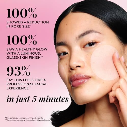 Glow Recipe LHA + AHA Exfoliating Toner Pads – Korean Pore Minimizer & Hydrating Toner with 5 Gentle Acids, Watermelon Enzymes, and Botanicals (60 Pads) Avelisse