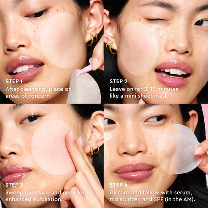 Glow Recipe LHA + AHA Exfoliating Toner Pads – Korean Pore Minimizer & Hydrating Toner with 5 Gentle Acids, Watermelon Enzymes, and Botanicals (60 Pads) Avelisse