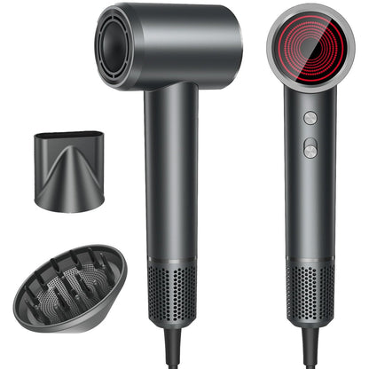lpstea Professional Ionic Hair Dryer - High Speed Fast Drying, Constant Temperature Hair Care with Diffuser for Home Salon Travel, Dark Avelisse