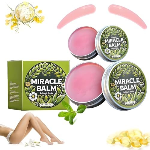 Nasteck Mobile Parts Miracle Balm for Swollen Legs – Botanical Veins Soothing Cream with Calendula, Relaxing & Comforting for Back, Hands, Feet & Body (2-Pack, 0.5 Fl Oz Each) Avelisse