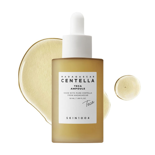 SKIN1004 Madagascar Centella TECA Ampoule - Korean Face Serum for Oil Balance & Moisture Barrier Support with TECA & PDRN, Hydrating Serum for Skin Firmness, 1.69 fl oz (50 ml) Avelisse
